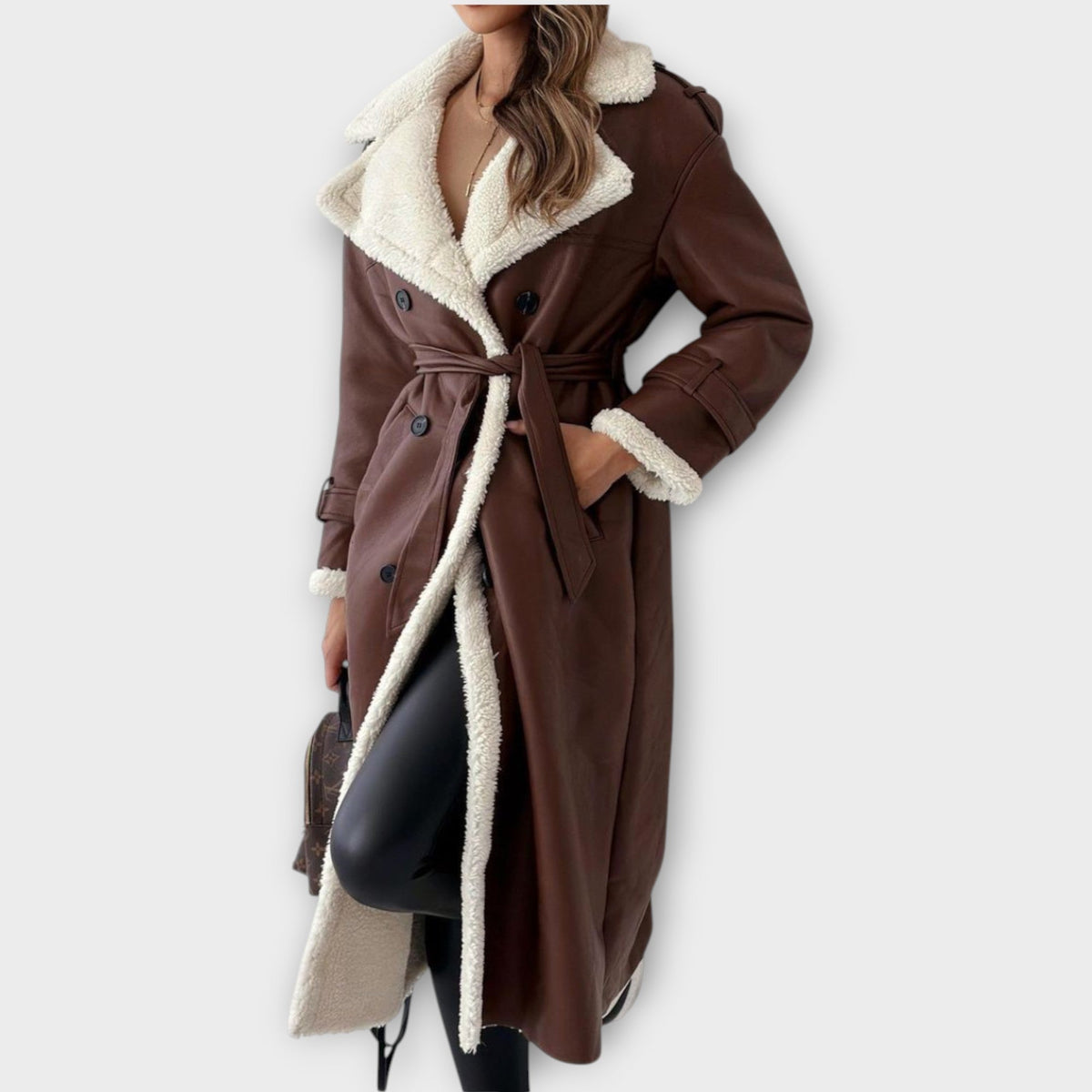 Iris | Trench Femme Croisé Doublé Chaud
