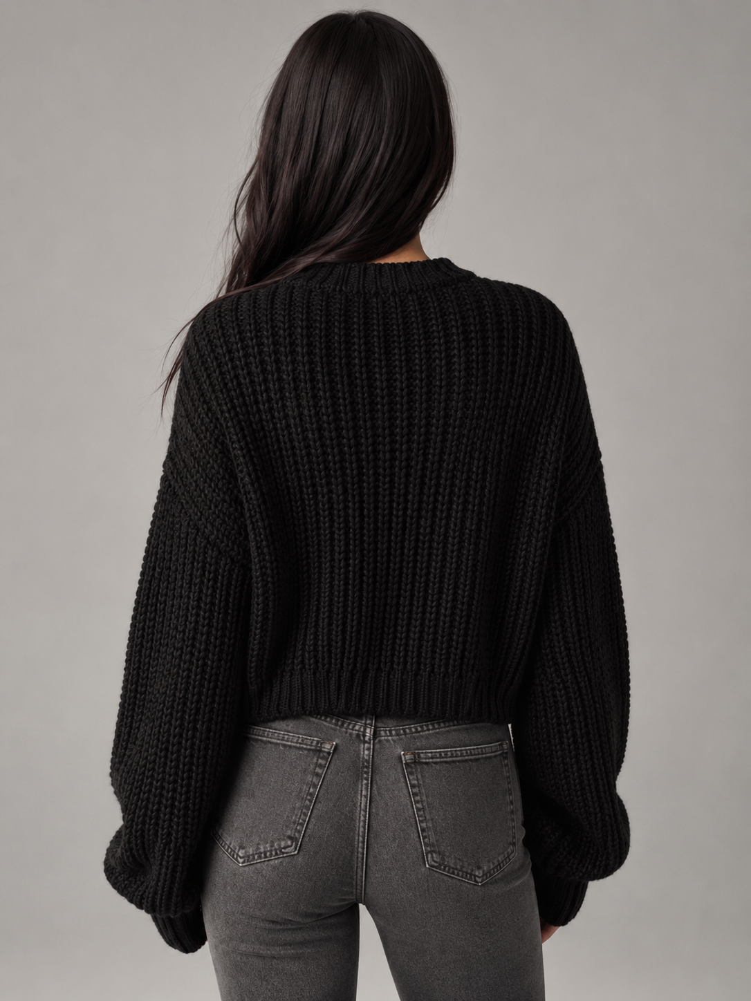 Flore - Pull oversize femme, grosse maille