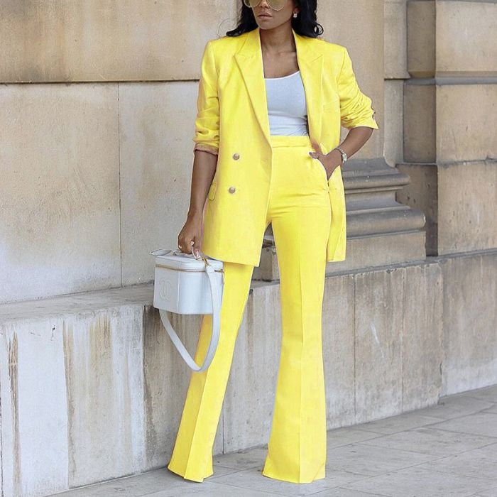 Bérénice - Ensemble femme blazer tailleur, pantalon