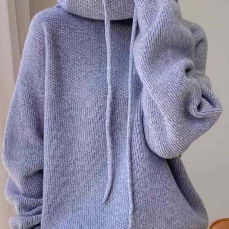 Joséphine - Pull femme col roulé, coupe oversize