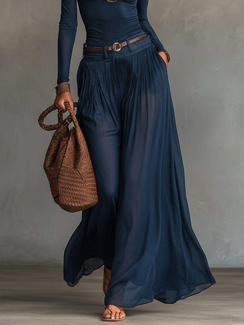 Béatrice - Ensemble femme top une épaule, jupe tulle