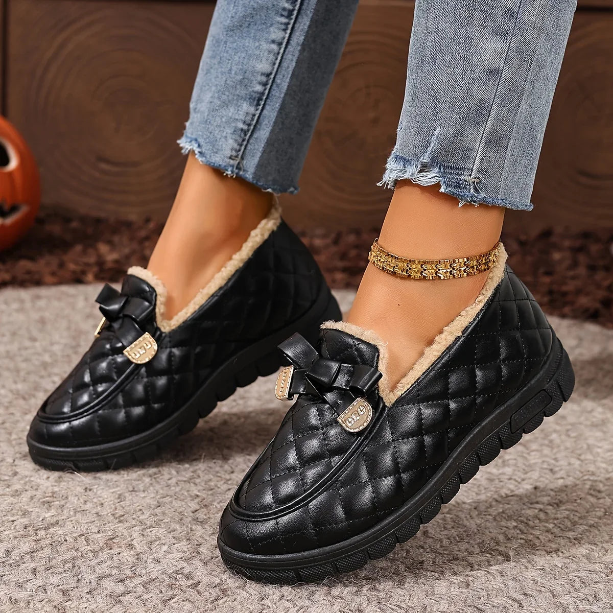 Zoé - Bottines femme matelassées à enfiler