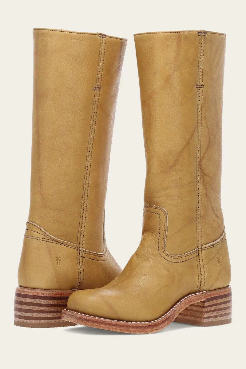 Lola - Bottes mi-mollet femme à talon carré
