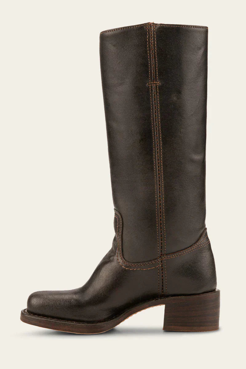Lola - Bottes mi-mollet femme à talon carré