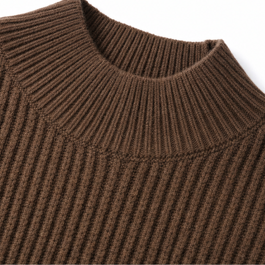 Camille | Cardigan Asymétrique à Boutons Dorés et Manches Bishop