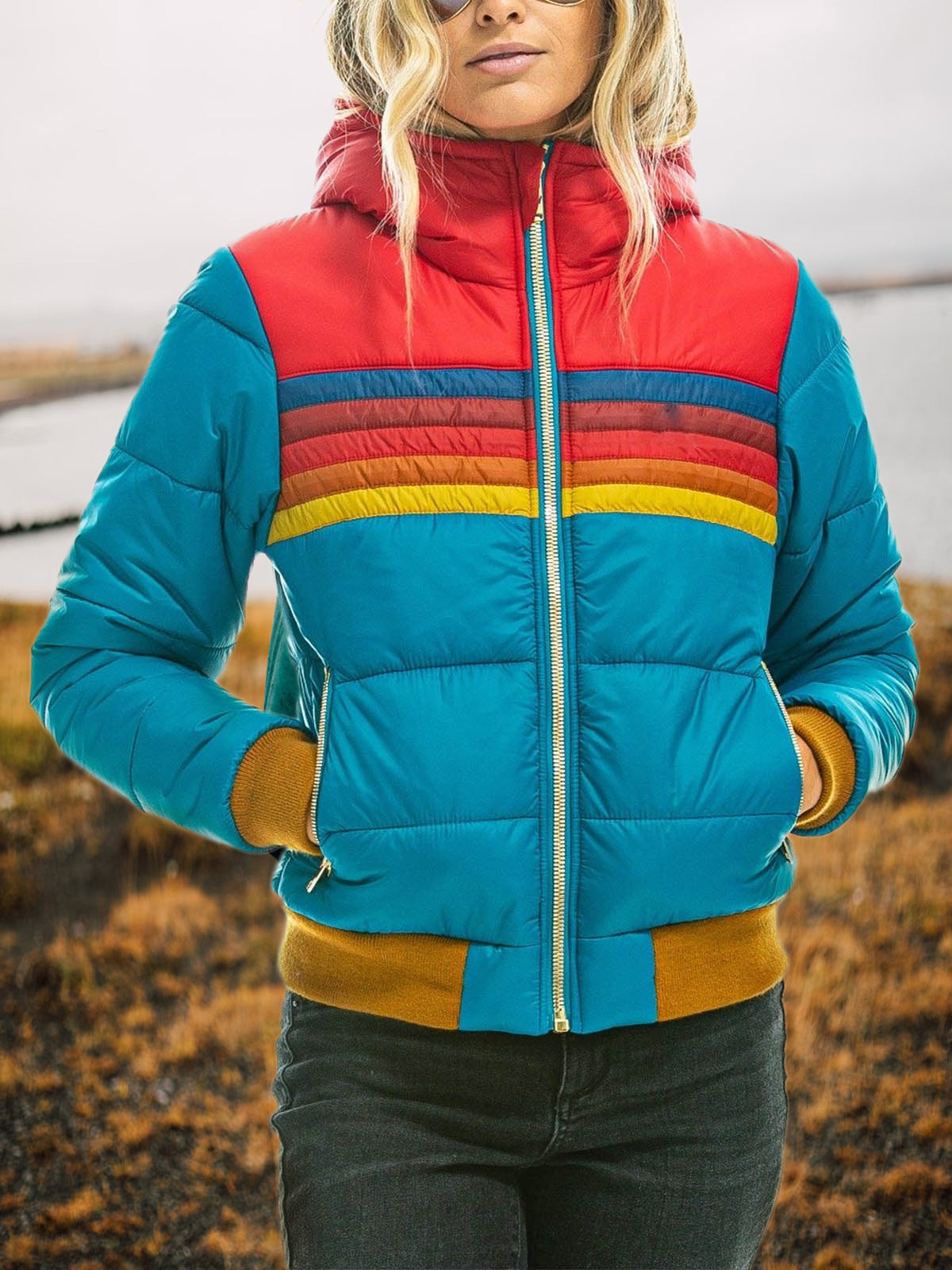Erin | Doudoune Matelassée Imperméable à Capuche