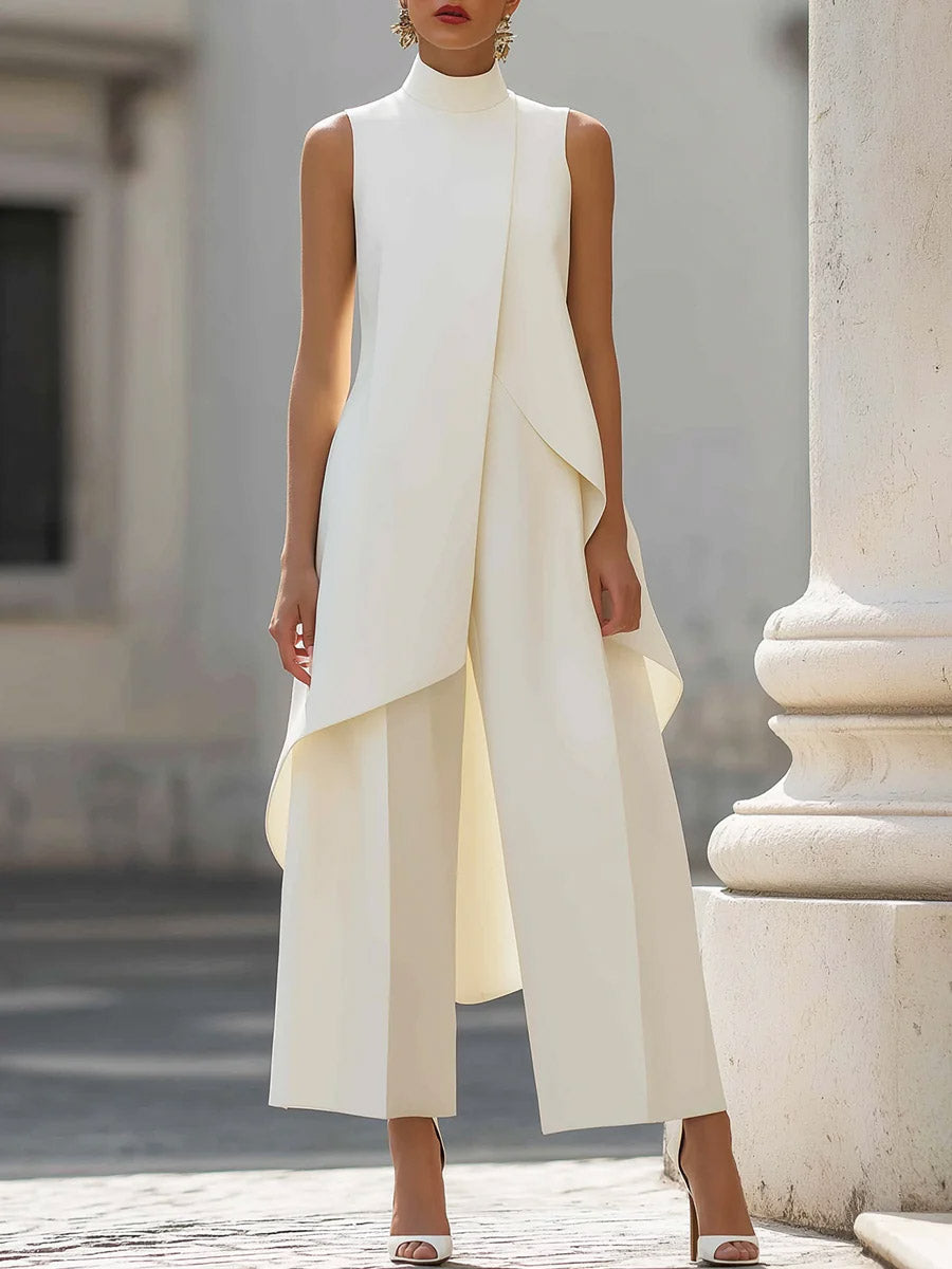 Gabrielle - Ensemble femme en mélange coton, fluide