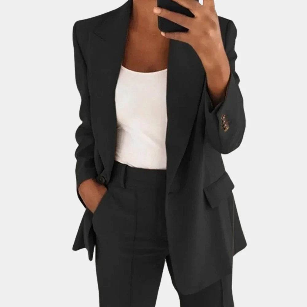 Chloé - Tailleur pantalon femme, blazer col tailleur