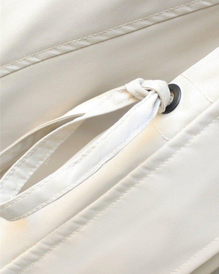 Capucine - Veste femme imperméable ceinturée, grand col