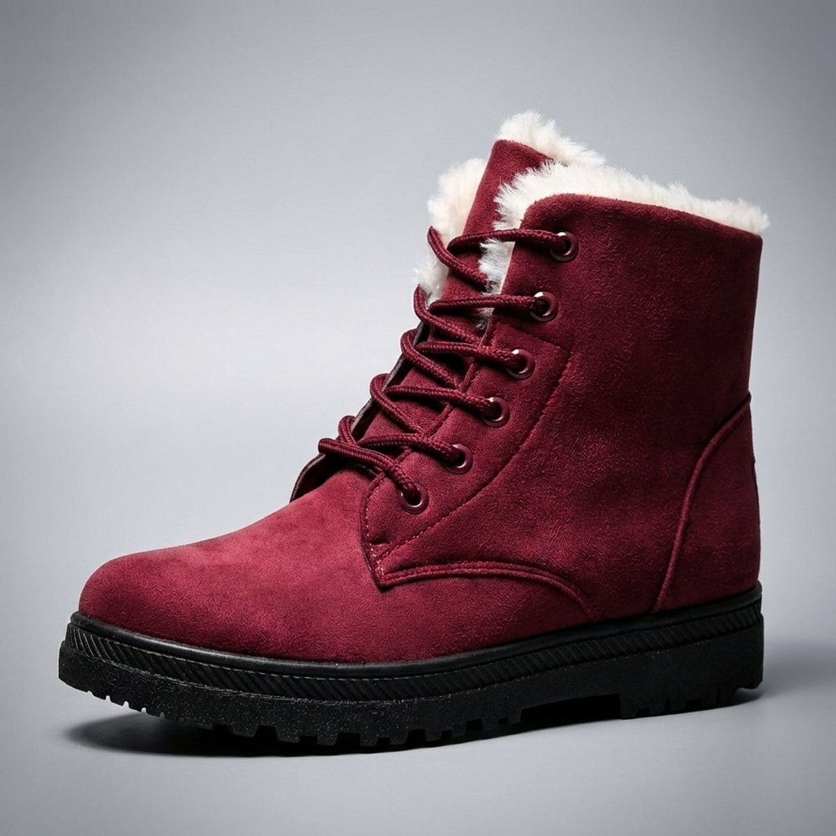 Pauline - Bottines femme fourrées à lacets, après-ski