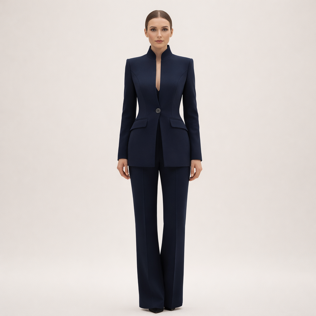 Odile - Tailleur femme élégant, blazer et pantalon