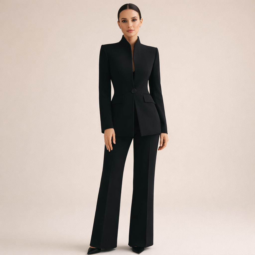 Odile - Tailleur femme élégant, blazer et pantalon