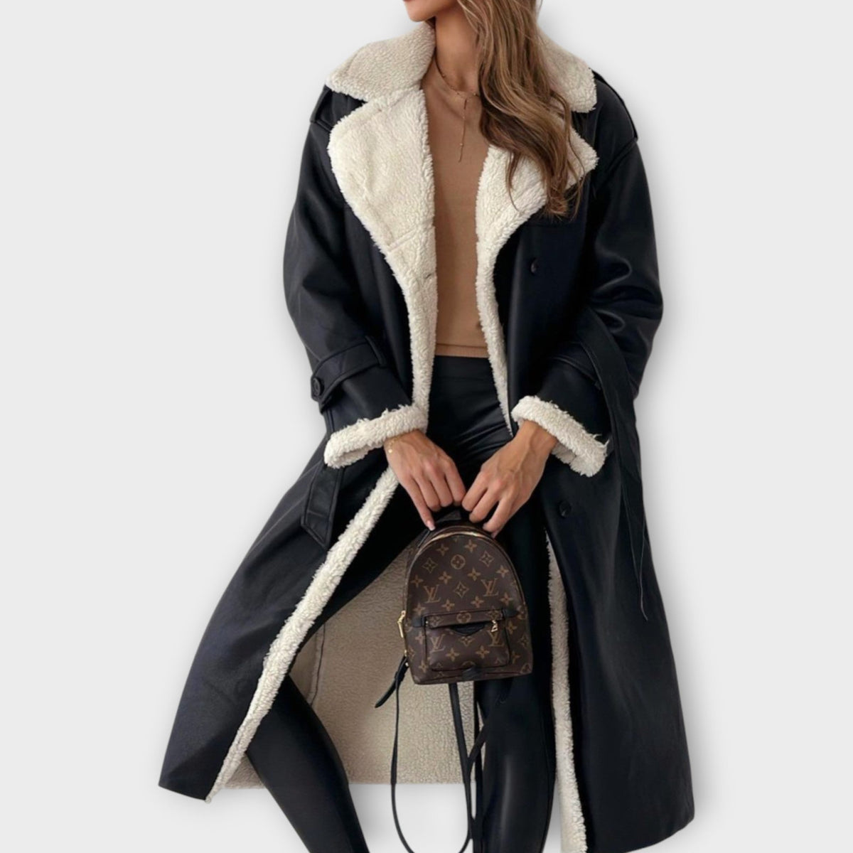 Iris | Trench Femme Croisé Doublé Chaud
