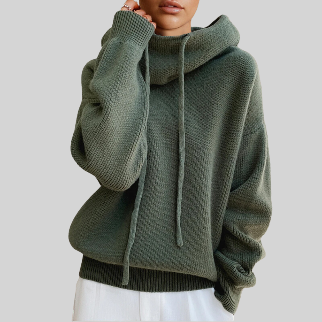Joséphine - Pull femme col roulé, coupe oversize