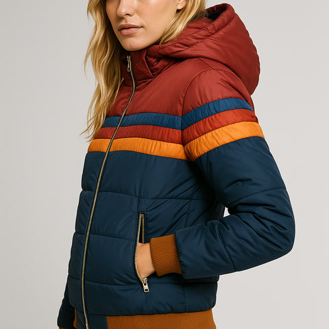 Erin | Doudoune Matelassée Imperméable à Capuche