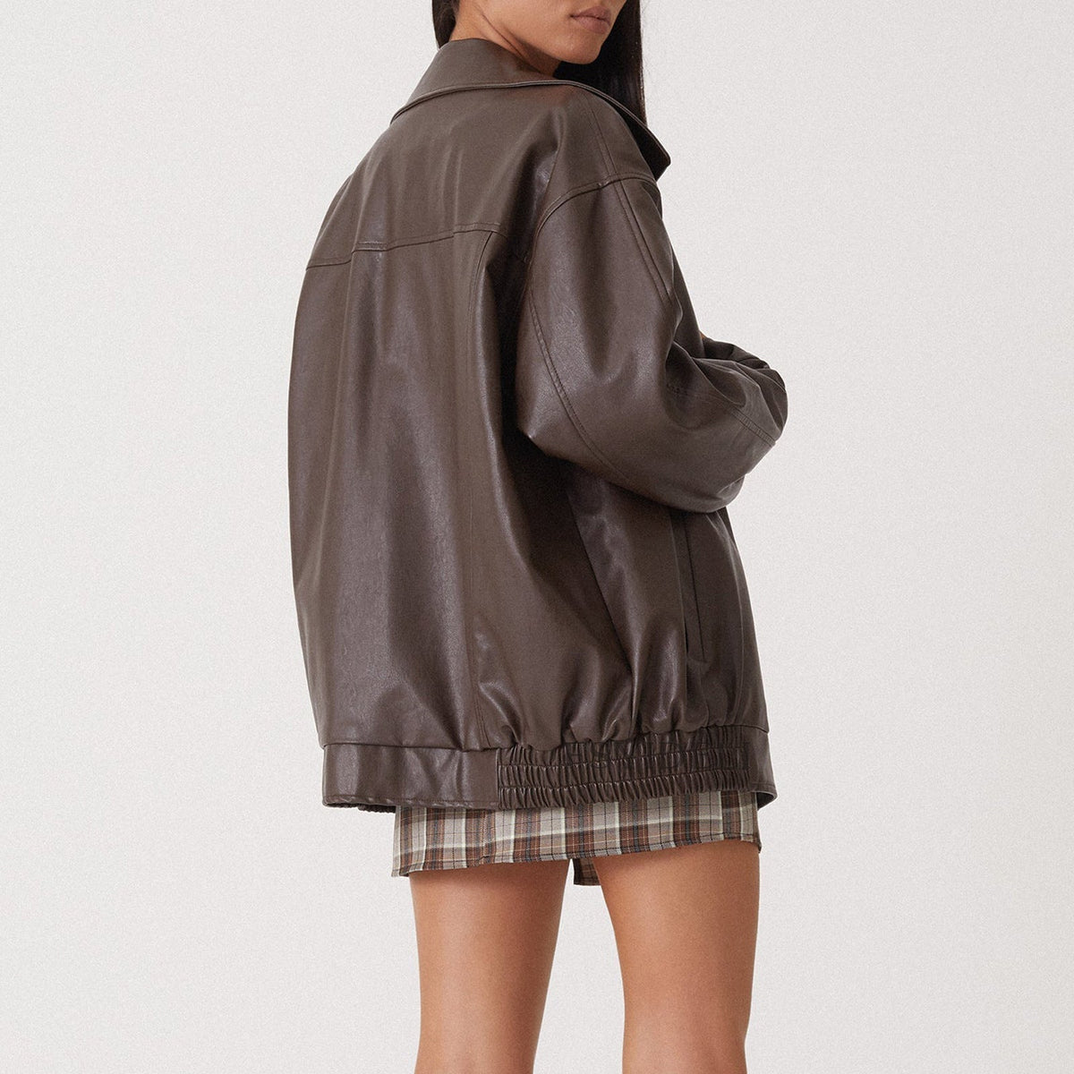 Océane - Veste femme oversize zippée, coupe décontractée