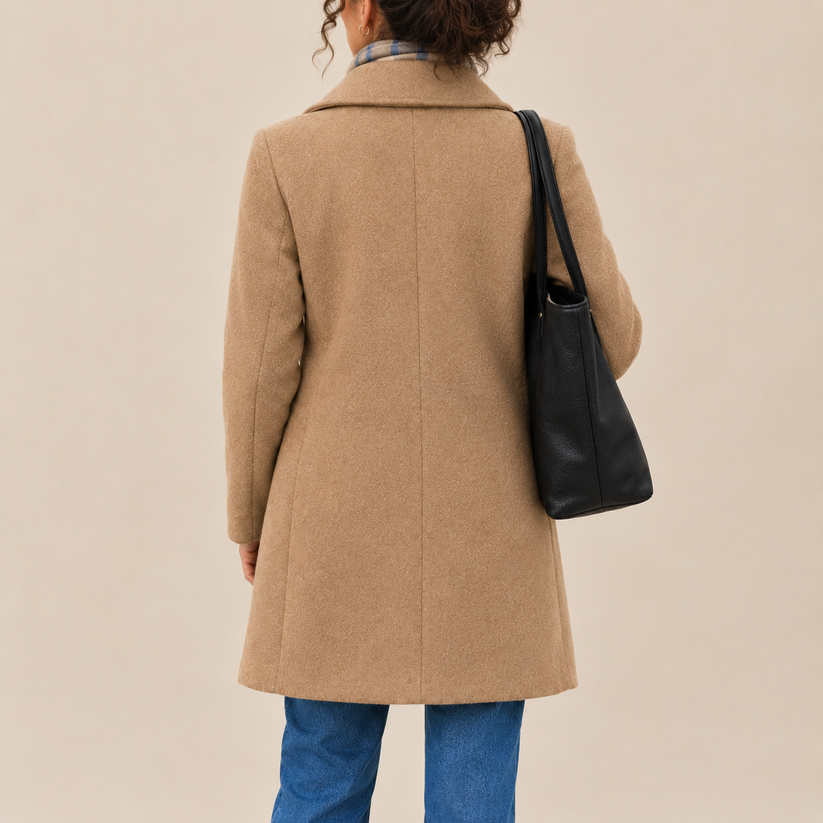 Camille | Manteau d'Hiver Isolé à Coupe Droite