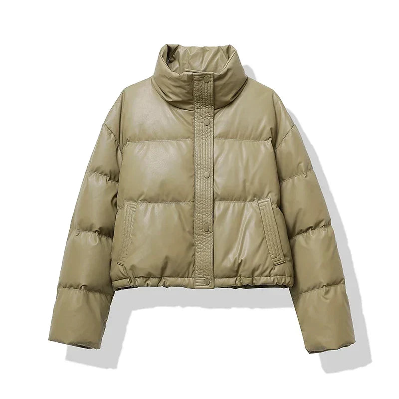 Juliette - Doudoune courte femme, coupe crop chaude