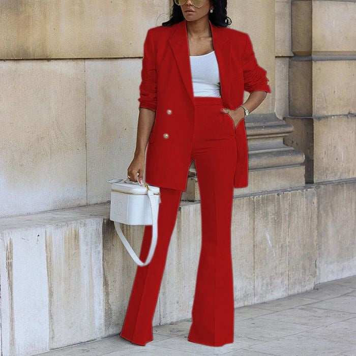 Bérénice - Ensemble femme blazer tailleur, pantalon