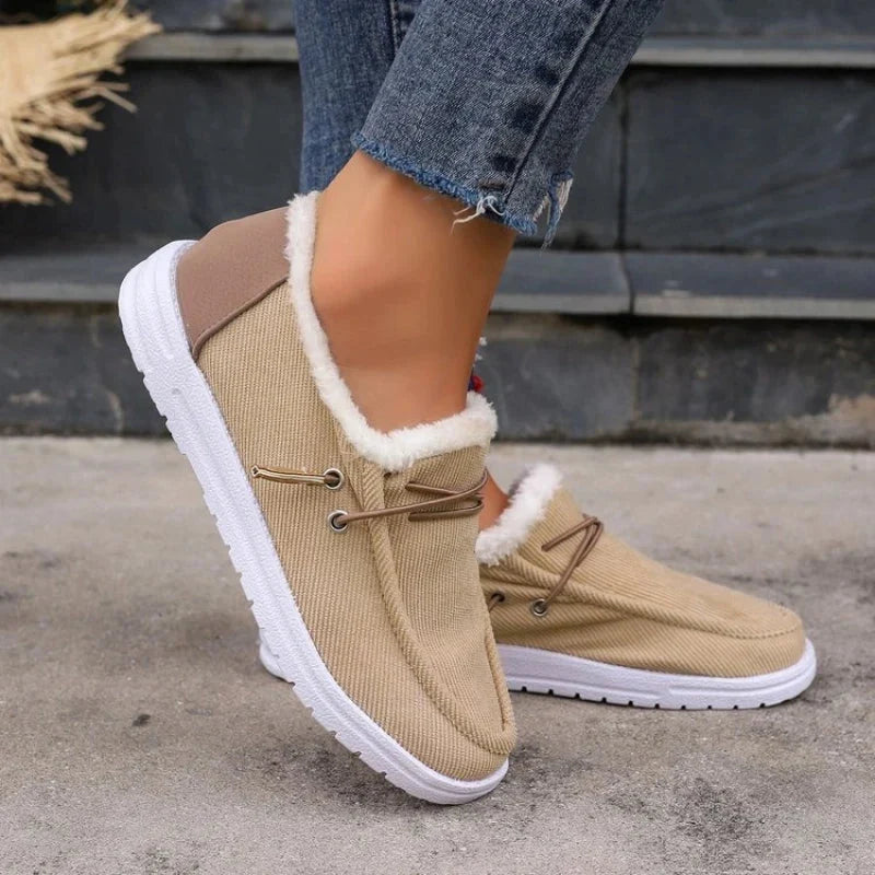 Céline - Bottes femme chaudes fourrées, à enfiler