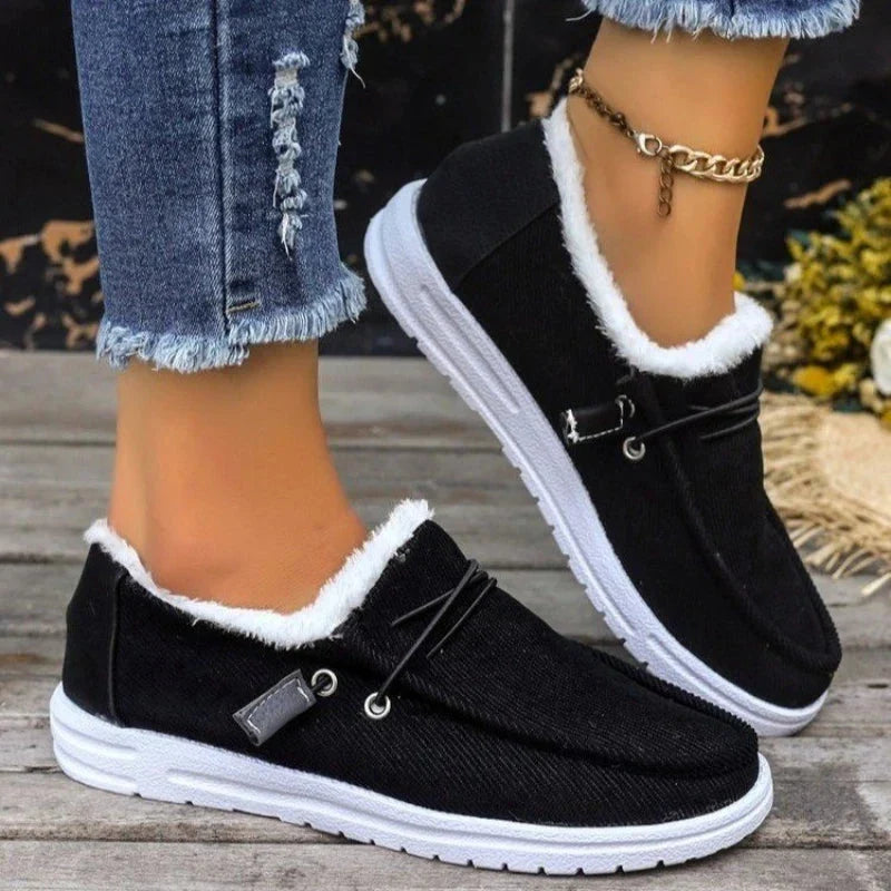 Céline - Bottes femme chaudes fourrées, à enfiler