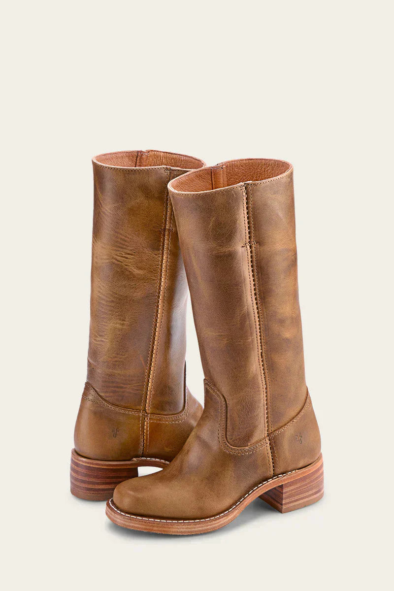 Lola - Bottes mi-mollet femme à talon carré