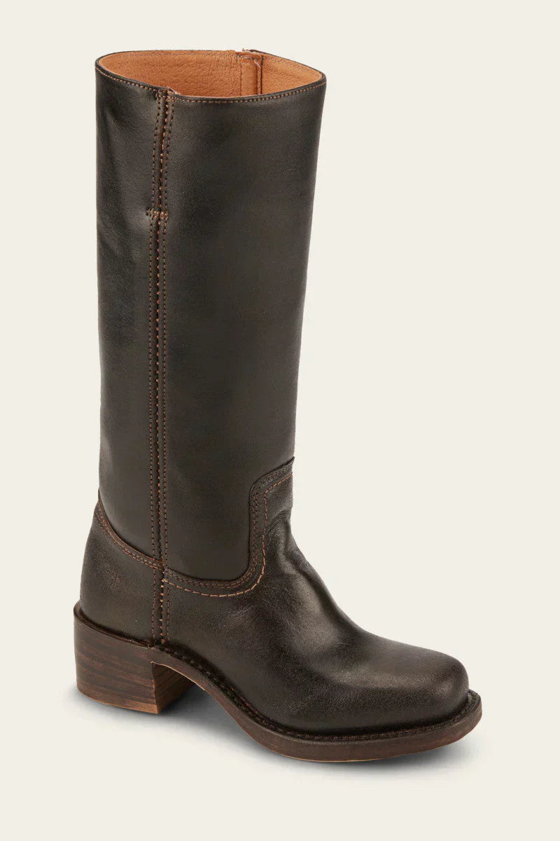 Lola - Bottes mi-mollet femme à talon carré