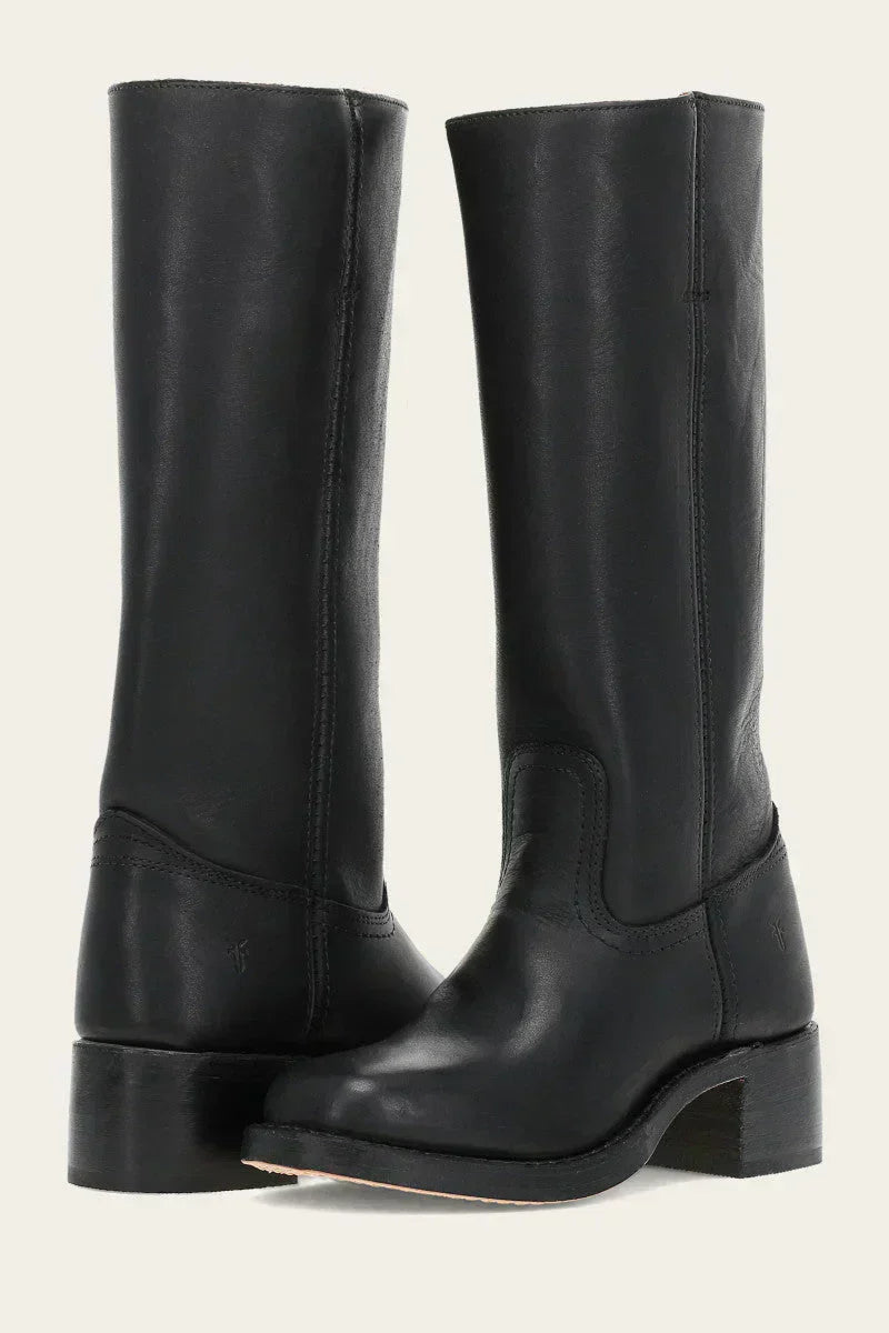 Lola - Bottes mi-mollet femme à talon carré