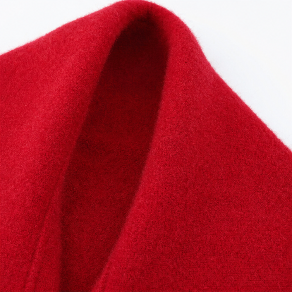 Céleste | Manteau drapé à col châle et devant ouvert