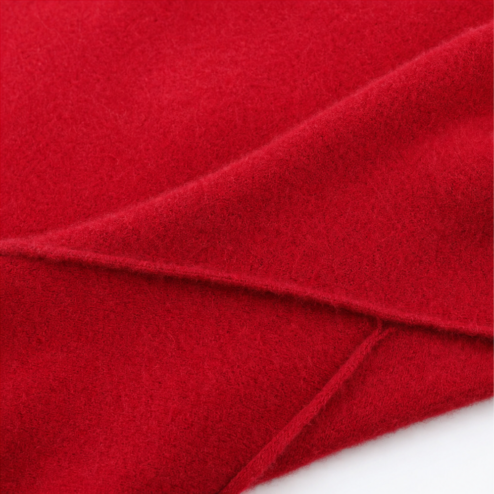 Céleste | Manteau drapé à col châle et devant ouvert