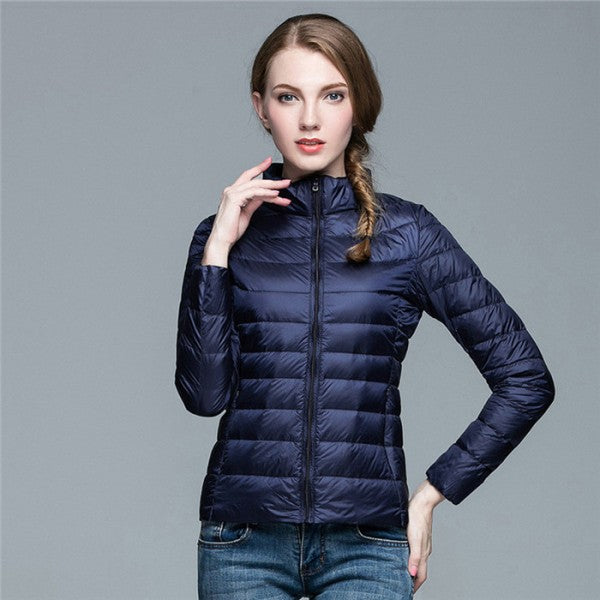 Louise - Doudoune femme coupe ajustée, manteau d'hiver chaud
