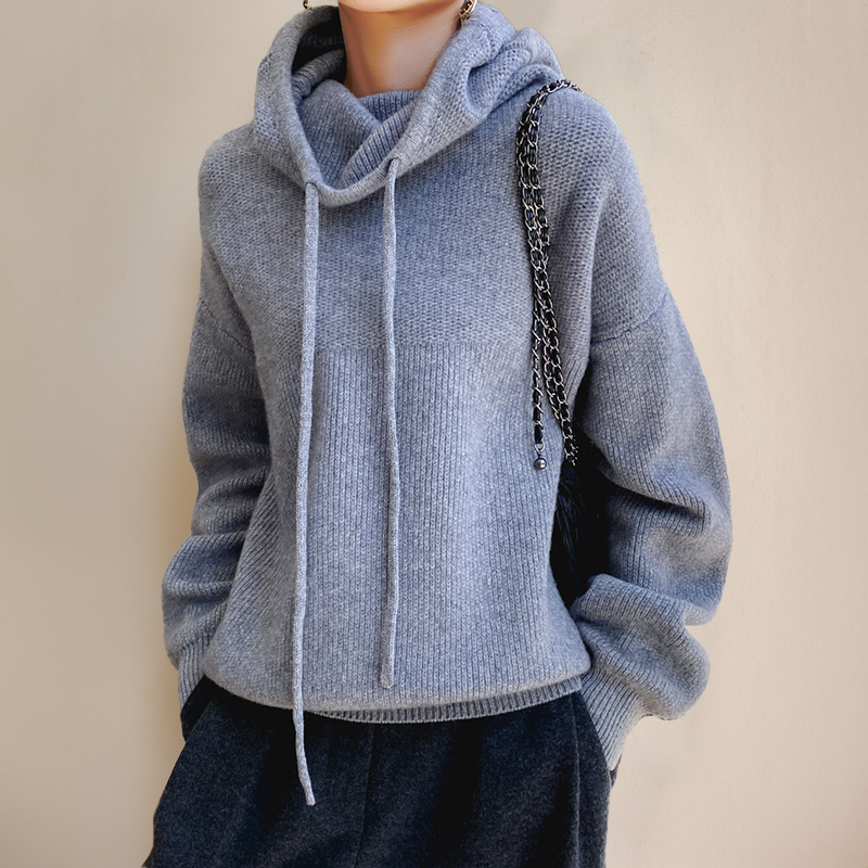 Joséphine - Pull femme col roulé, coupe oversize