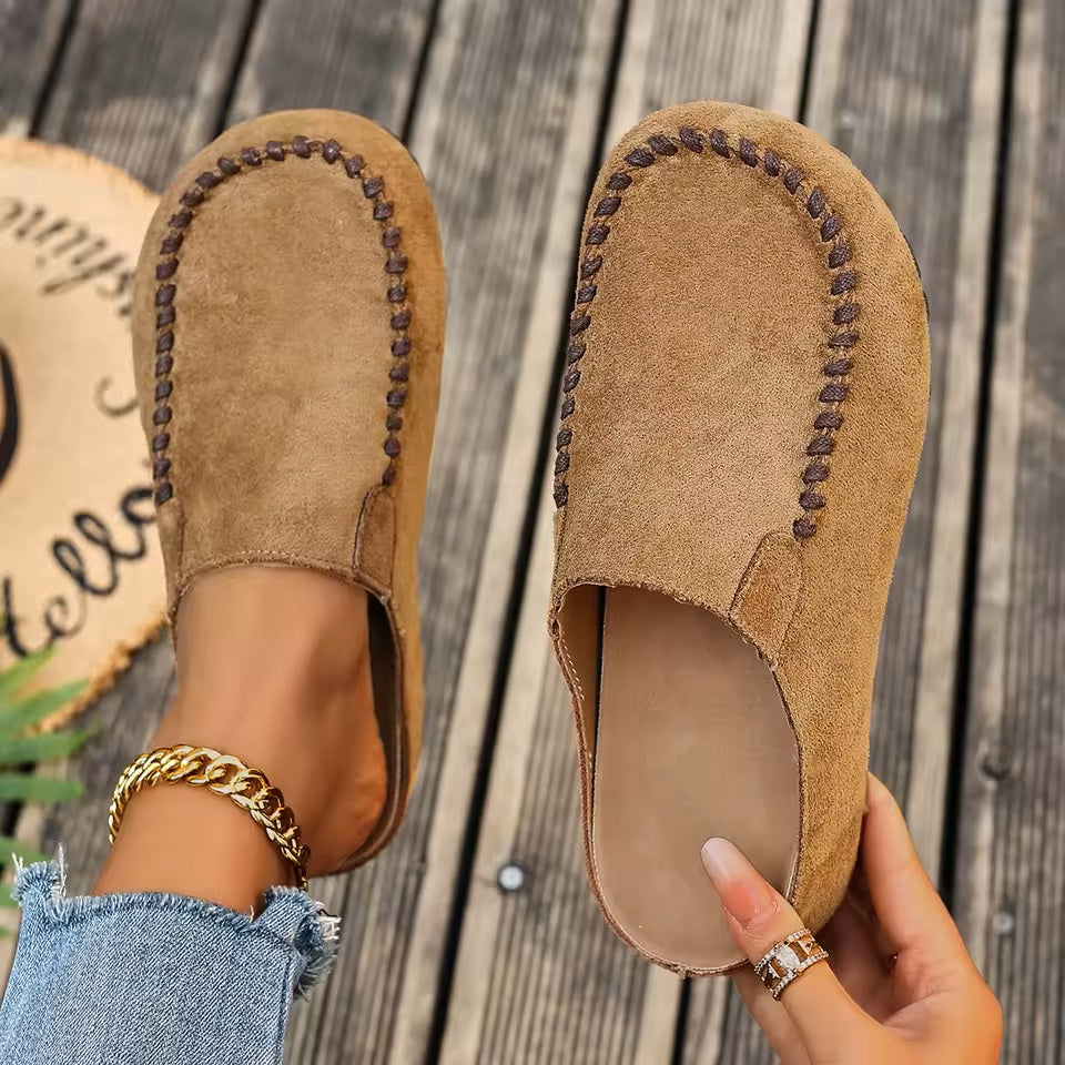 Agathe - Mocassins femme à enfiler, confort souple