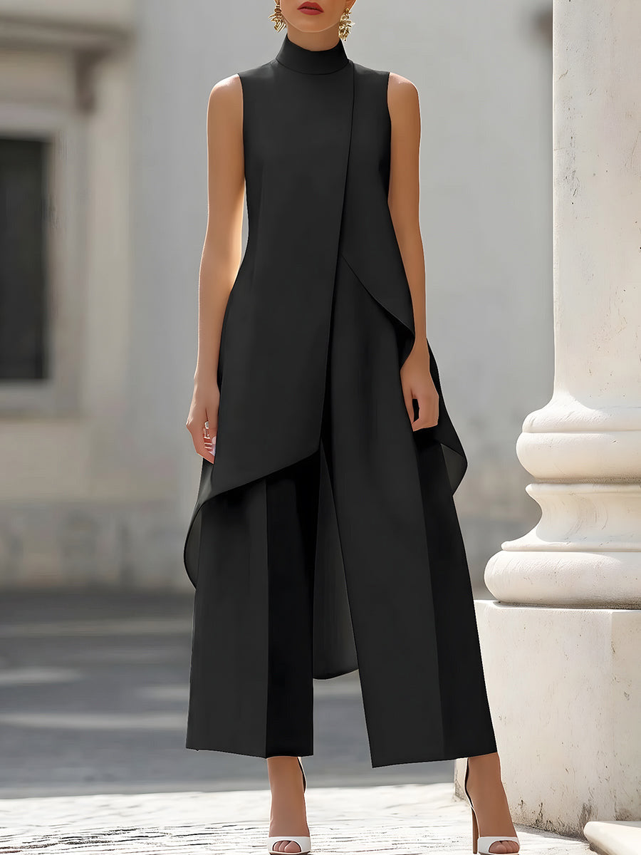 Gabrielle - Ensemble femme en mélange coton, fluide