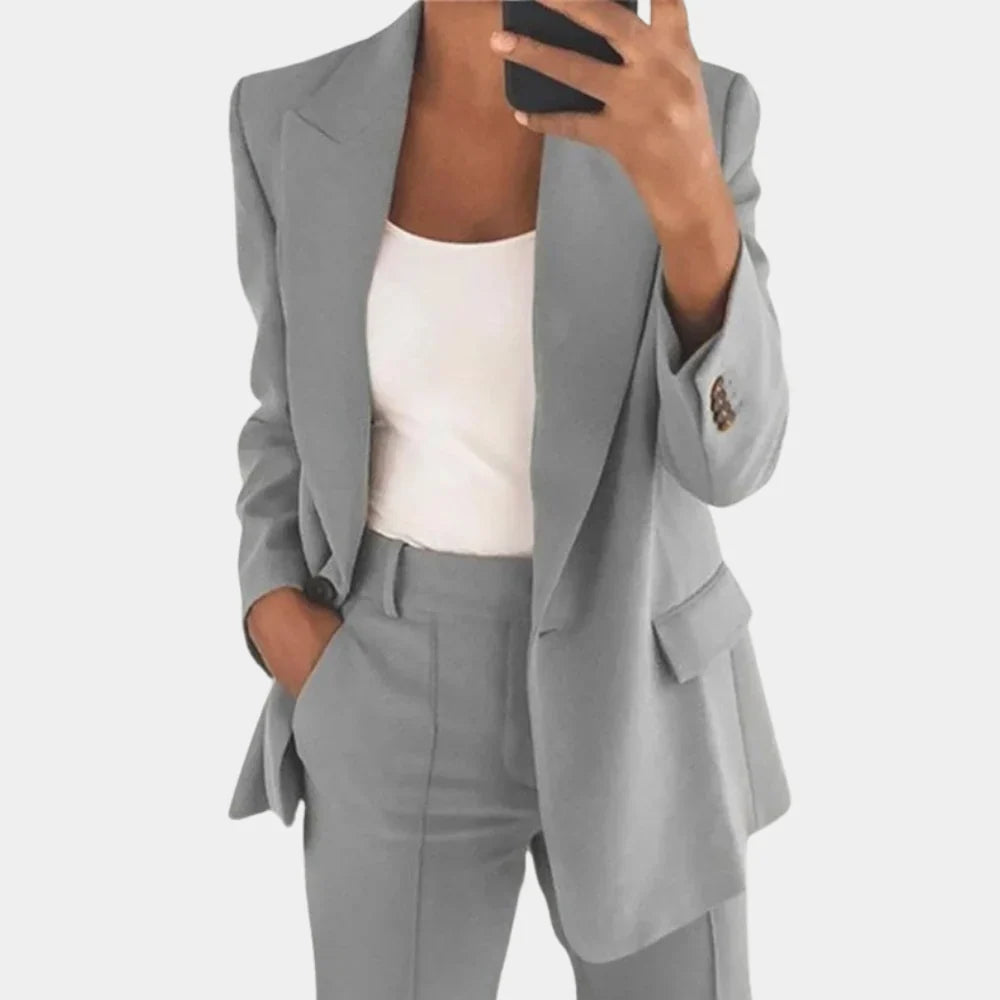 Chloé - Tailleur pantalon femme, blazer col tailleur