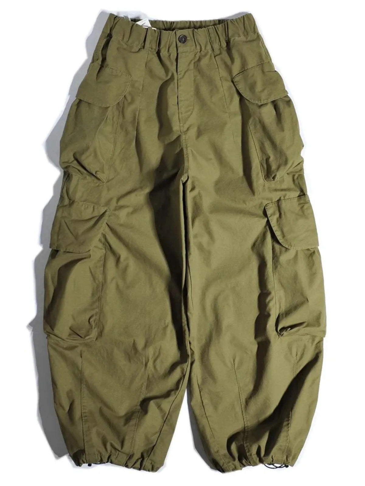 Élise - Pantalon parachute femme cargo, chevilles resserrées