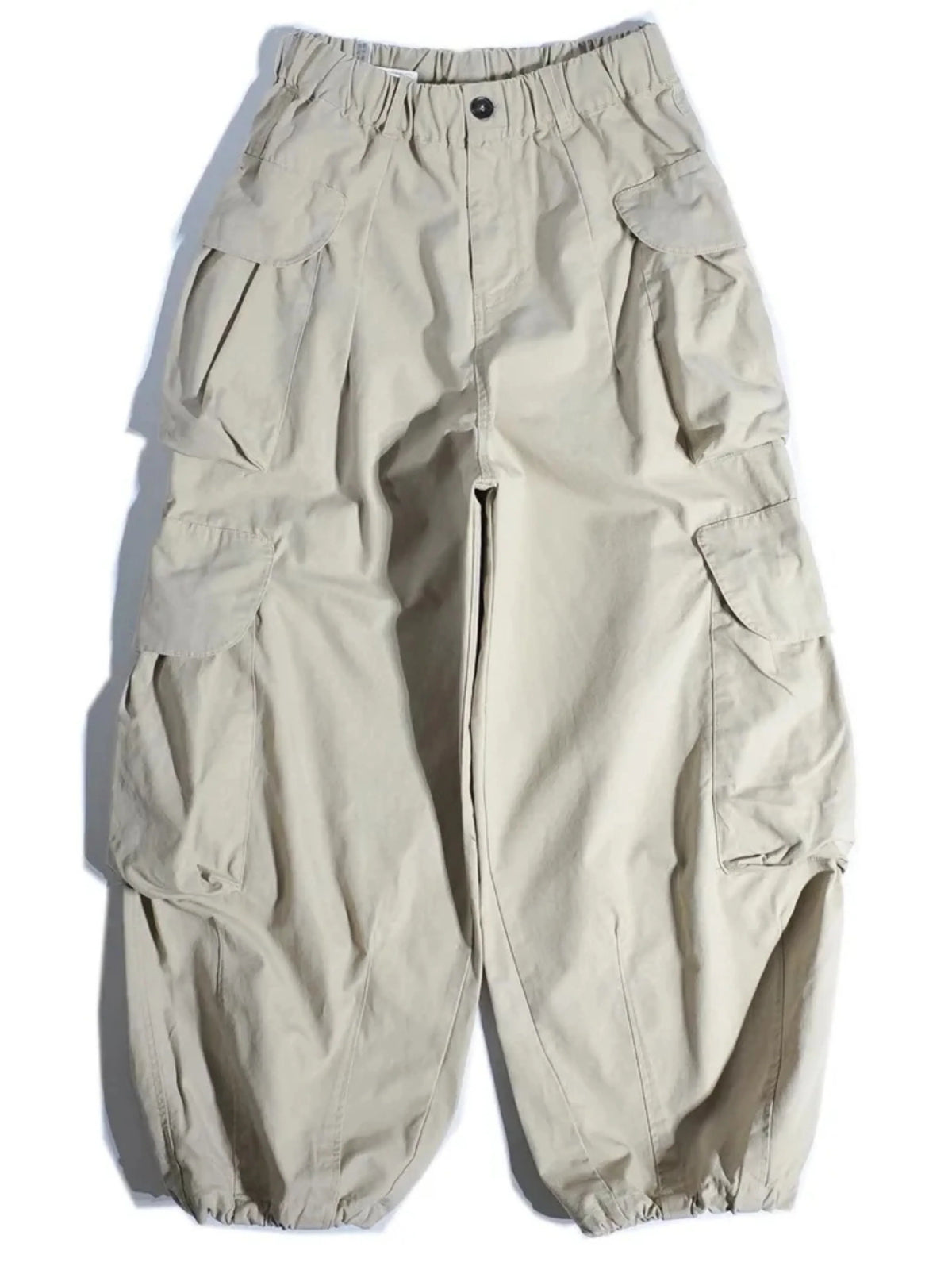 Élise - Pantalon parachute femme cargo, chevilles resserrées