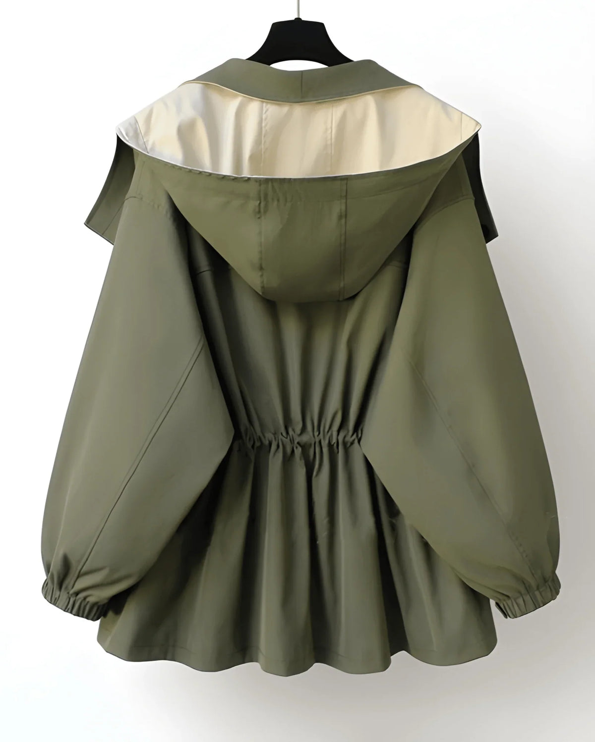 Capucine - Veste femme imperméable ceinturée, grand col