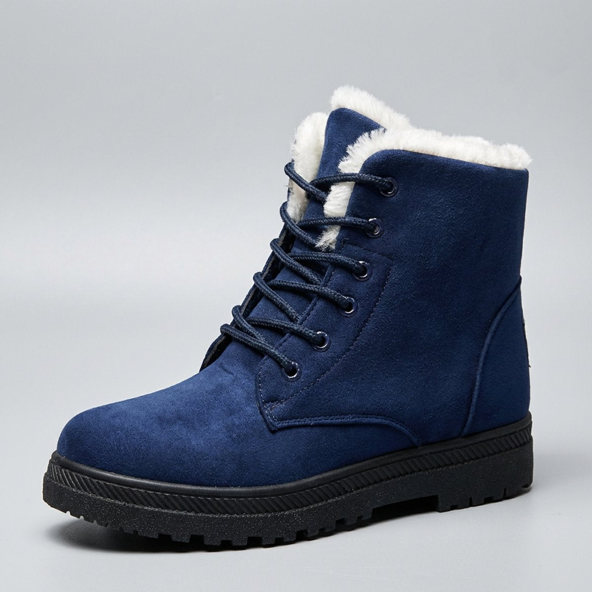 Pauline - Bottines femme fourrées à lacets, après-ski